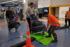 NEW ZEALAND-AUCKLAND-FLOODING-AIRPORT