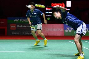 (SP)INDONESIA-JAKARTA-BADMINTON-INDONESIA MASTERS 2023-MEN'S DOUBLES-SEMIFINALS