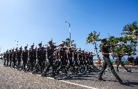 SRI LANKA-COLOMBO-INDEPENDENCE DAY-REHEARSAL