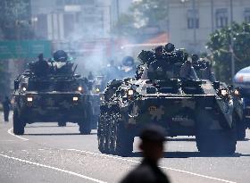 SRI LANKA-COLOMBO-INDEPENDENCE DAY-REHEARSAL