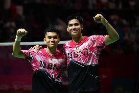 (SP)INDONESIA-JAKARTA-BADMINTON-INDONESIA MASTERS 2023-MEN'S DOUBLES-FINAL
