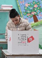 TUNISIA-TUNIS-LEGISLATIVE ELECTIONS-VOTING