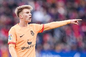 CA Osasuna vs Atletico de Madrid - La Liga Santander