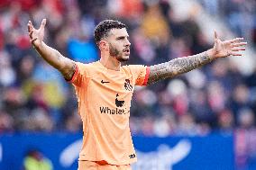 CA Osasuna vs Atletico de Madrid - La Liga Santander