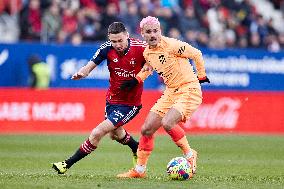 CA Osasuna vs Atletico de Madrid - La Liga Santander