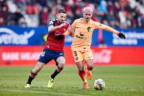 CA Osasuna vs Atletico de Madrid - La Liga Santander