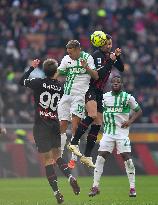 (SP)ITALY-MILAN-FOOTBALL-SERIE A-AC MILAN VS SASSUOLO