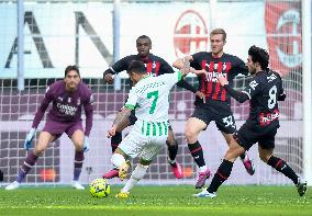 (SP)ITALY-MILAN-FOOTBALL-SERIE A-AC MILAN VS SASSUOLO