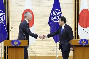 Meeting between Japan PM and NATO chief