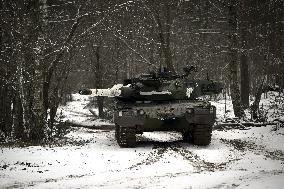 The Main Battle Tank Leopard 2A6 of The Finnish Defence Forces