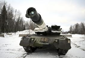 The Main Battle Tank Leopard 2A6 of The Finnish Defence Forces