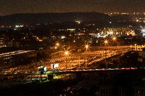 SOUTH AFRICA-JOHANNESBURG-NIGHT VIEW