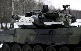 The Main Battle Tank Leopard 2A6 of The Finnish Defence Forces