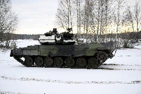 The Main Battle Tank Leopard 2A6 of The Finnish Defence Forces