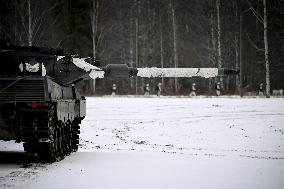 The Main Battle Tank Leopard 2A6 of The Finnish Defence Forces