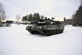 The Main Battle Tank Leopard 2A6 of The Finnish Defence Forces