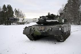 The Main Battle Tank Leopard 2A6 of The Finnish Defence Forces