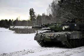 The Main Battle Tank Leopard 2A6 of The Finnish Defence Forces