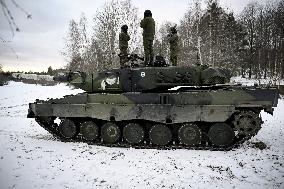 The Main Battle Tank Leopard 2A6 of The Finnish Defence Forces