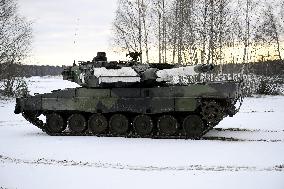 The Main Battle Tank Leopard 2A6 of The Finnish Defence Forces