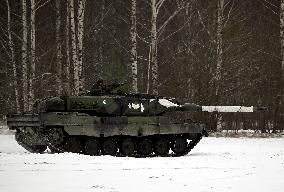 The Main Battle Tank Leopard 2A6 of The Finnish Defence Forces