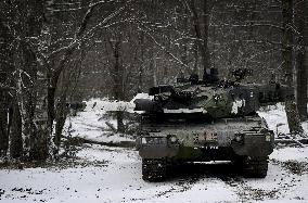 The Main Battle Tank Leopard 2A6 of The Finnish Defence Forces