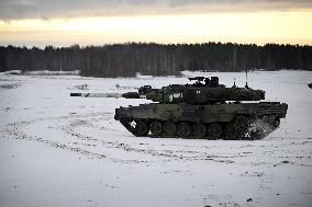 The Main Battle Tank Leopard 2A6 of The Finnish Defence Forces