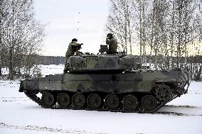 The Main Battle Tank Leopard 2A6 of The Finnish Defence Forces