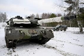 The Main Battle Tank Leopard 2A6 of The Finnish Defence Forces