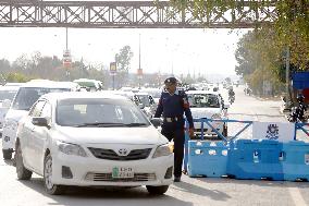 PAKISTAN-ISLAMABAD-SECURITY-HIGH ALERT