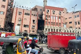 EGYPT-CAIRO-HOSPITAL-FIRE