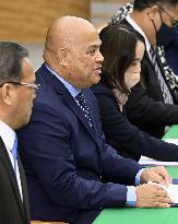 Micronesia president in Japan