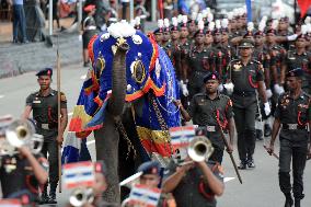 SRI LANKA-COLOMBO-INDEPENDENCE DAY-REHEARSAL