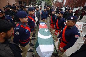 PAKISTAN-PESHAWAR-BLAST-POLICEMAN FUNERAL