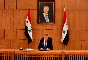 SYRIA-DAMASCUS-CHEMICAL ATTACK-PRESS CONFERENCE