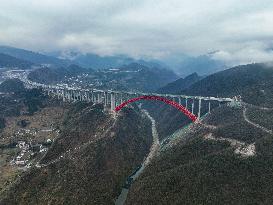 CHINA-GUIZHOU-ZUNYI-DAFAQU GRAND BRIDGE (CN)