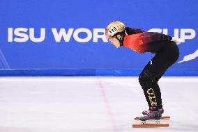 (SP)GERMANY-DRESDEN-SHORT TRACK SPEED SKATING-ISU WORLD CUP