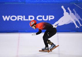 (SP)GERMANY-DRESDEN-SHORT TRACK SPEED SKATING-ISU WORLD CUP