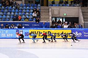 (SP)GERMANY-DRESDEN-SHORT TRACK SPEED SKATING-ISU WORLD CUP