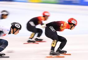 (SP)GERMANY-DRESDEN-SHORT TRACK SPEED SKATING-ISU WORLD CUP
