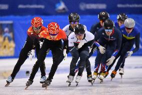 (SP)GERMANY-DRESDEN-SHORT TRACK SPEED SKATING-ISU WORLD CUP