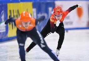 (SP)GERMANY-DRESDEN-SHORT TRACK SPEED SKATING-ISU WORLD CUP