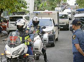 Deportation of robbery suspects held in Manila
