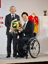 Wheelchair tennis star Kunieda at retirement press conference