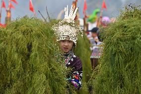 CHINA-GUANGXI-RONGSHUI-TRADITION-"POHUI" FESTIVAL(CN)