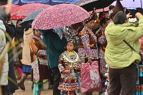 CHINA-GUANGXI-RONGSHUI-TRADITION-"POHUI" FESTIVAL(CN)