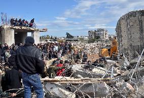 SYRIA-LATAKIA-DEMSARKHO-EARTHQUAKES-DEATH TOLL