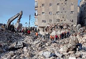 SYRIA-ALEPPO-EARTHQUAKES-DEATH TOLL