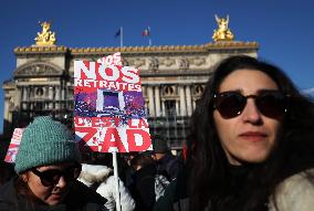 FRANCE-PARIS-PROTESTS-PENSION REFORM