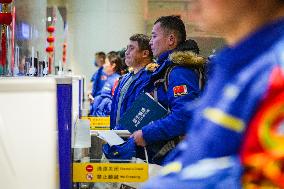 CHINA-HUBEI-WUHAN-RESCUE TEAM-TÜRKIYE-EARTHQUAKE (CN)